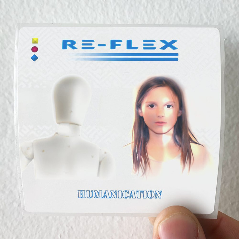 Re-Flex Humanication Album Cover Sticker