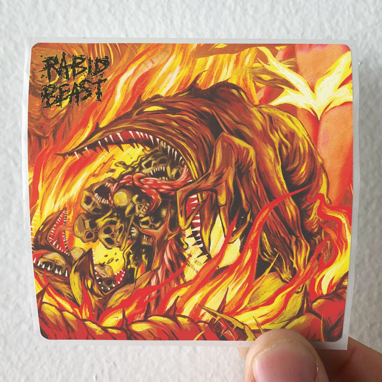 Rabid Beast Rabid Beast 1 Album Cover Sticker