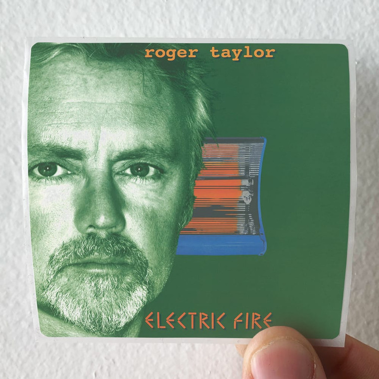 Roger Taylor Electric Fire Album Cover Sticker
