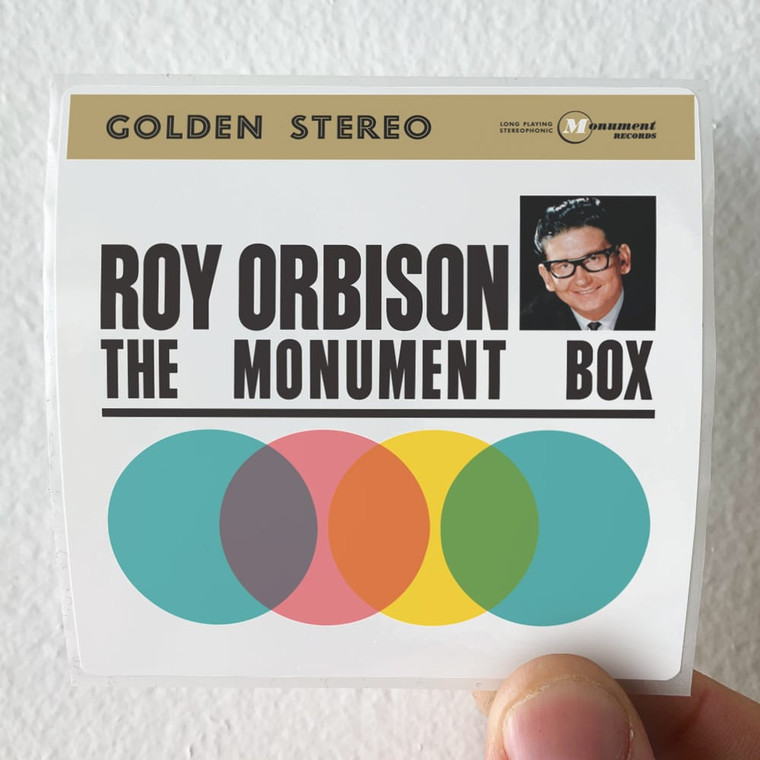 Roy Orbison The Monument Vinyl Box Album Cover Sticker