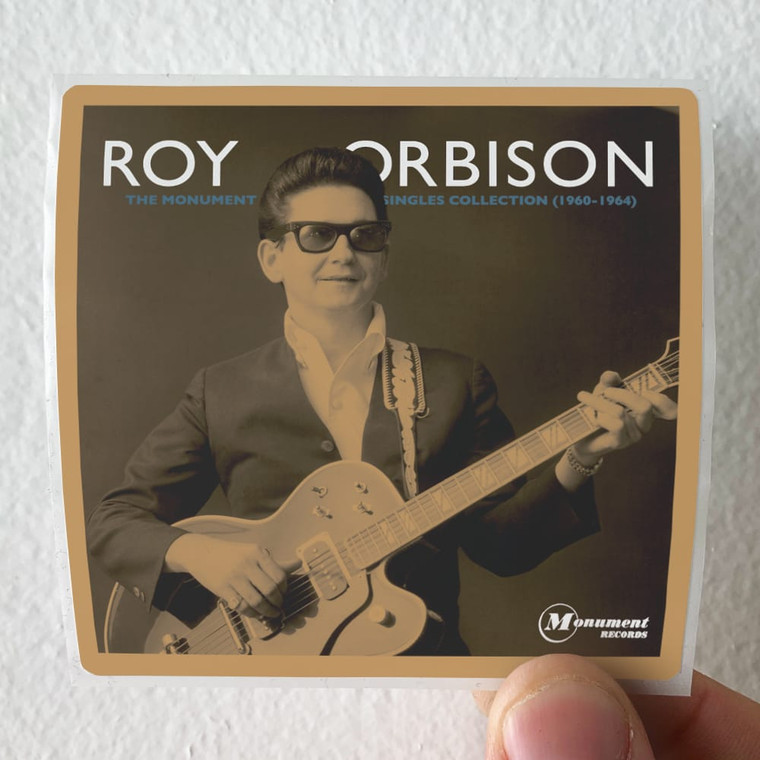 Roy Orbison The Monument Singles Collection Album Cover Sticker