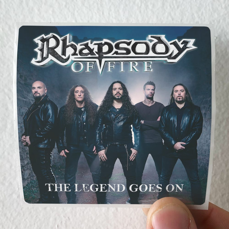 Rhapsody of Fire The Legend Goes On Album Cover Sticker