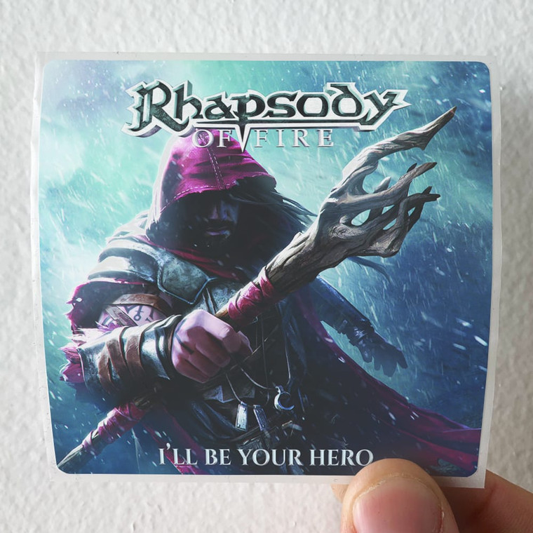 Rhapsody of Fire Ill Be Your Hero Album Cover Sticker