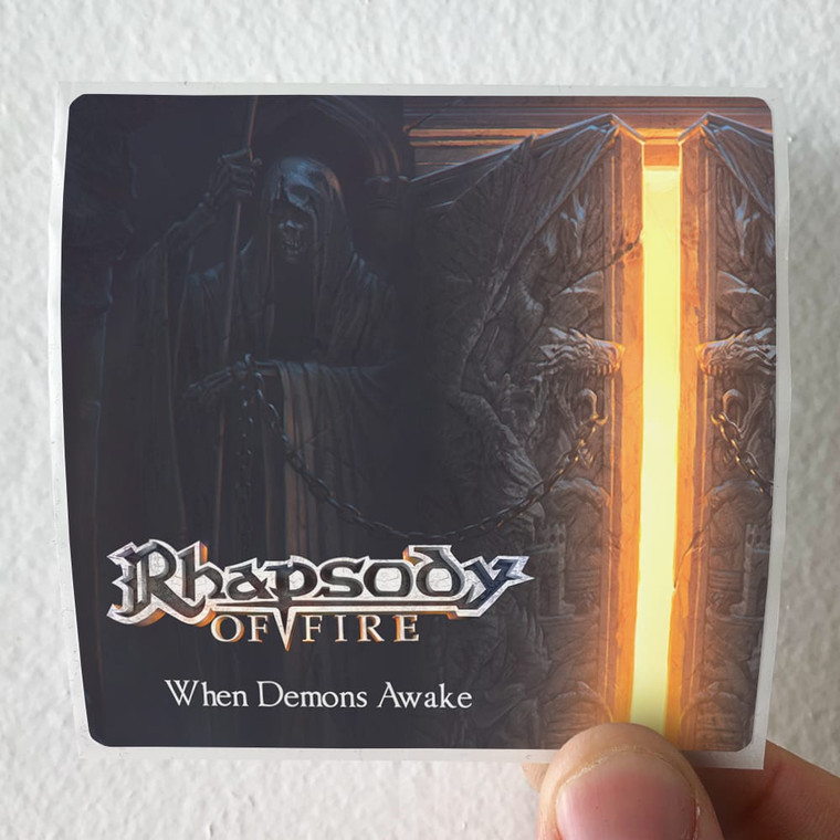 Rhapsody of Fire When Demons Awake Album Cover Sticker