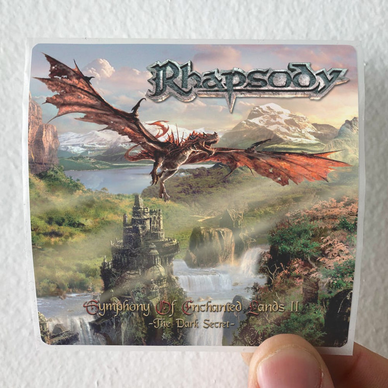 Rhapsody of Fire Symphony Of Enchanted Lands Ii The Dark Secret Album Cover Sticker