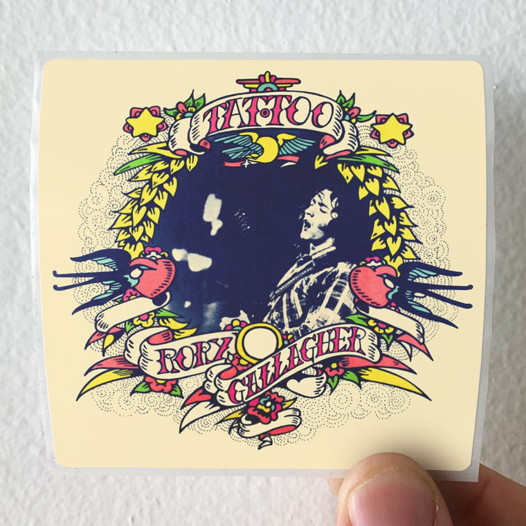 Rory Gallagher Tattoo 1 Album Cover Sticker