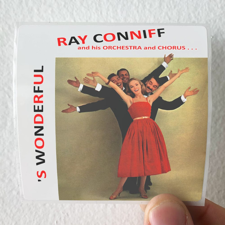 Ray Conniff S Wonderful Album Cover Sticker