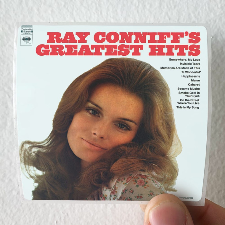 Ray Conniff Greatest Hits Album Cover Sticker