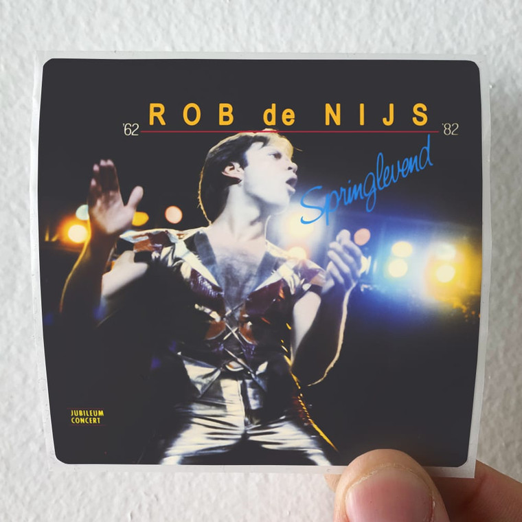 Rob de Nijs Springlevend 1 Album Cover Sticker