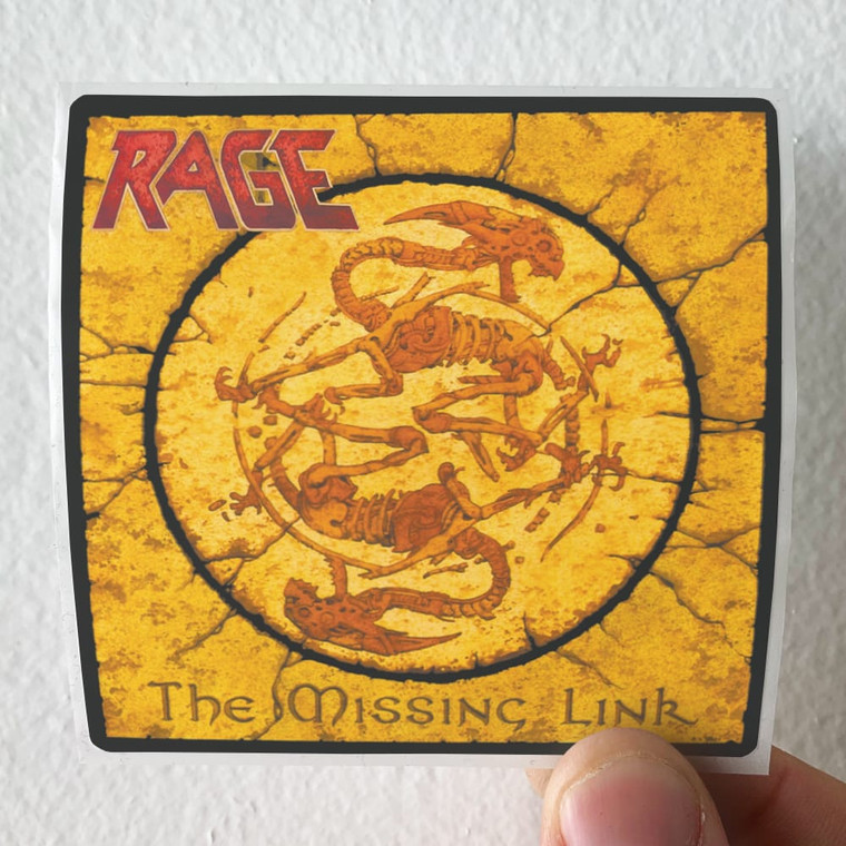 Rage The Missing Link 1 Album Cover Sticker