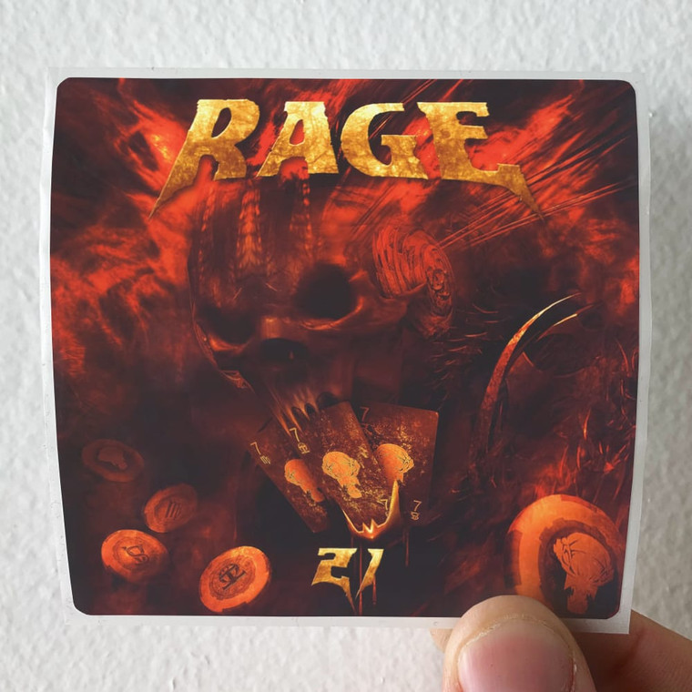Rage 21 Album Cover Sticker
