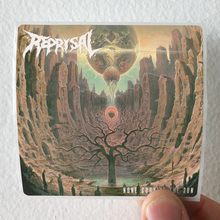 Reprisal None Survive The Sun Album Cover Sticker