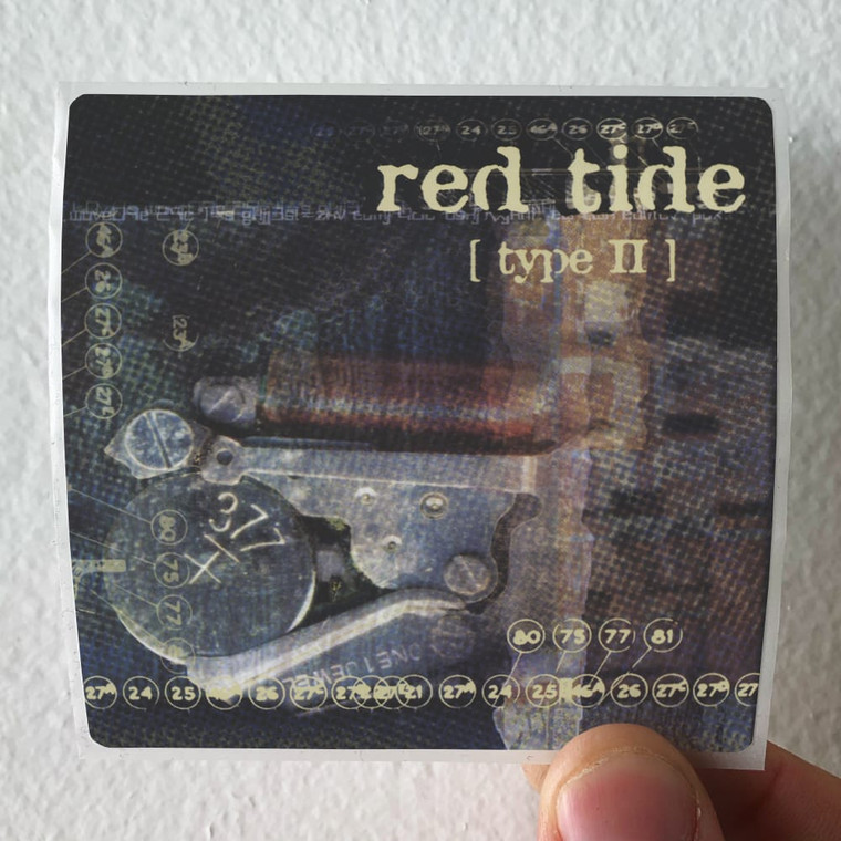 Red Tide Type Ii Album Cover Sticker