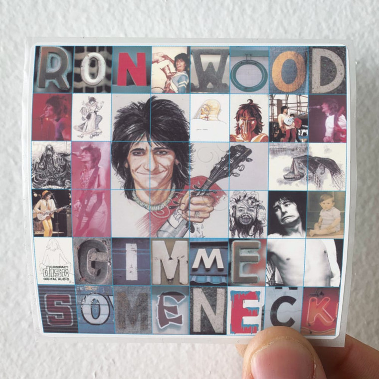 Ron Wood Gimme Some Neck Album Cover Sticker