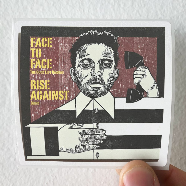 Rise Against Blind The Good Left Undone Album Cover Sticker