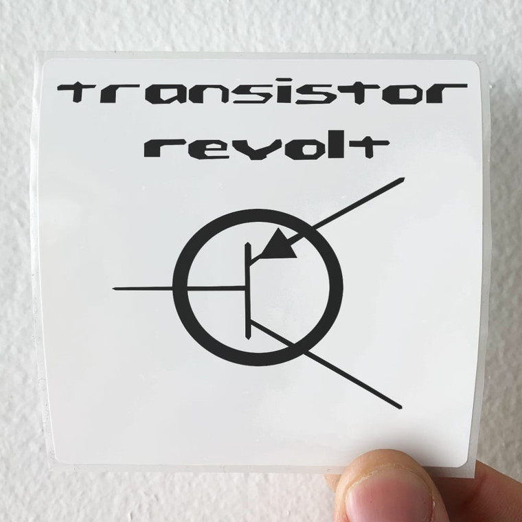 Rise Against Transistor Revolt Album Cover Sticker