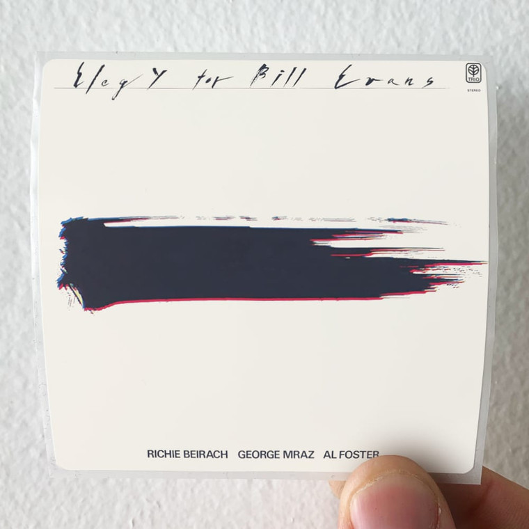 Richie Beirach Elegy For Bill Evans Album Cover Sticker