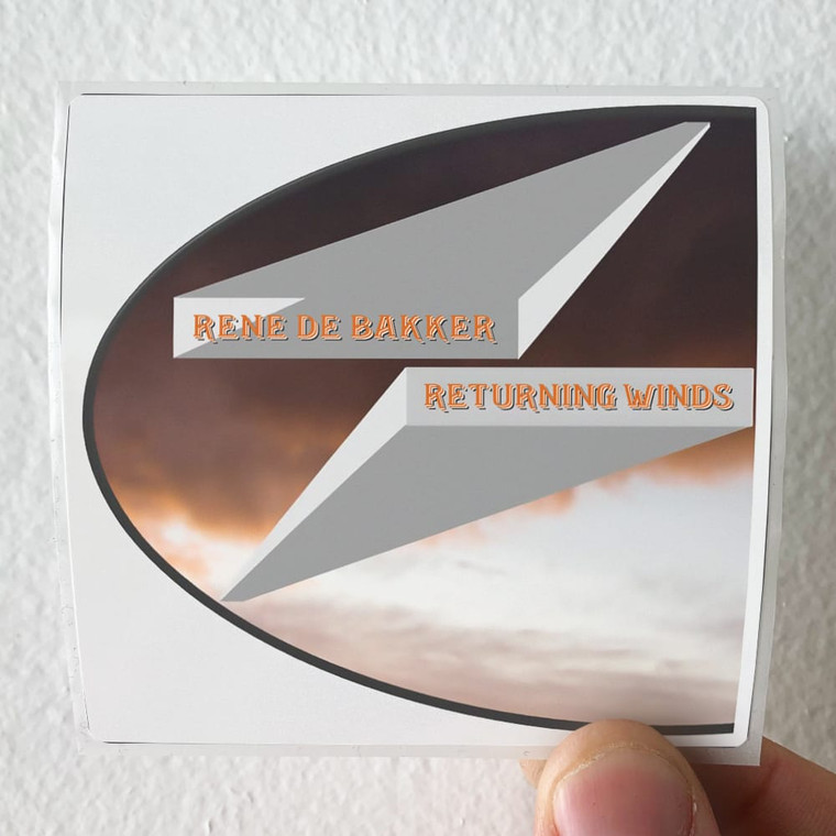 Rene de Bakker Returning Winds Album Cover Sticker