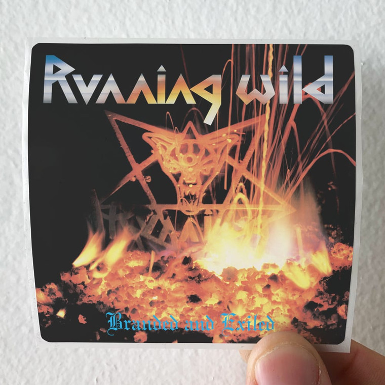 Running Wild Branded And Exiled Album Cover Sticker