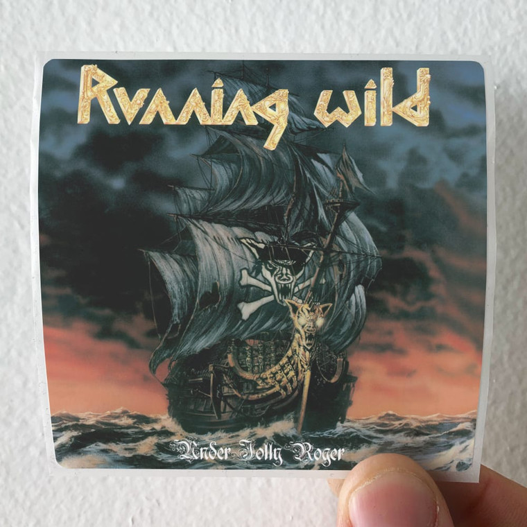 Running Wild Under Jolly Roger 1 Album Cover Sticker