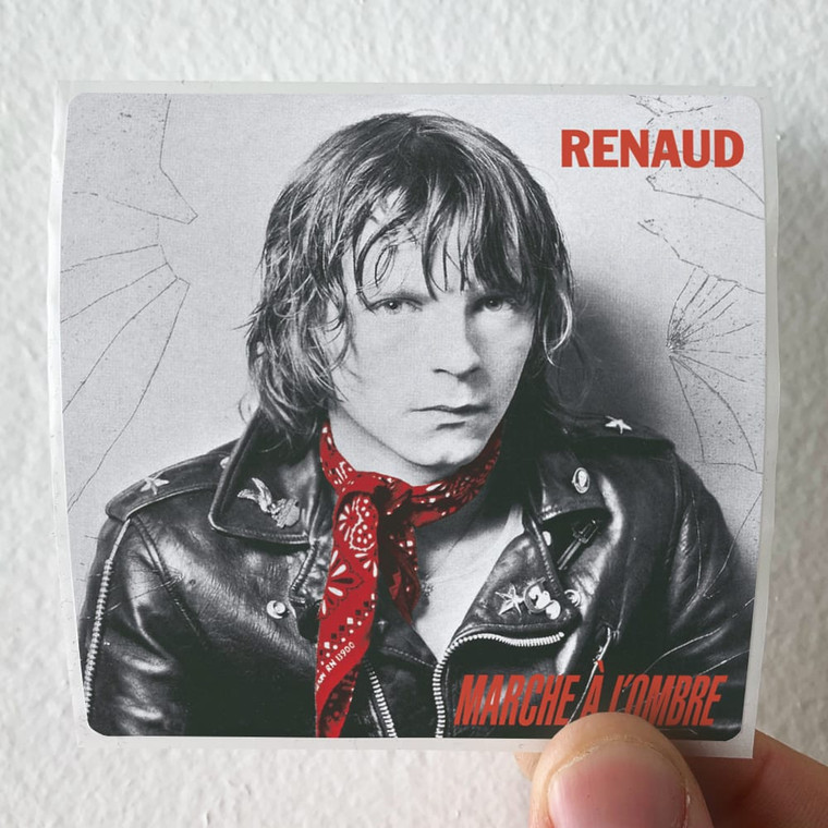 Renaud Marche Lombre Album Cover Sticker