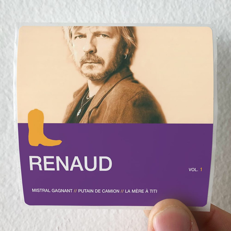 Renaud Lessentiel Album Cover Sticker