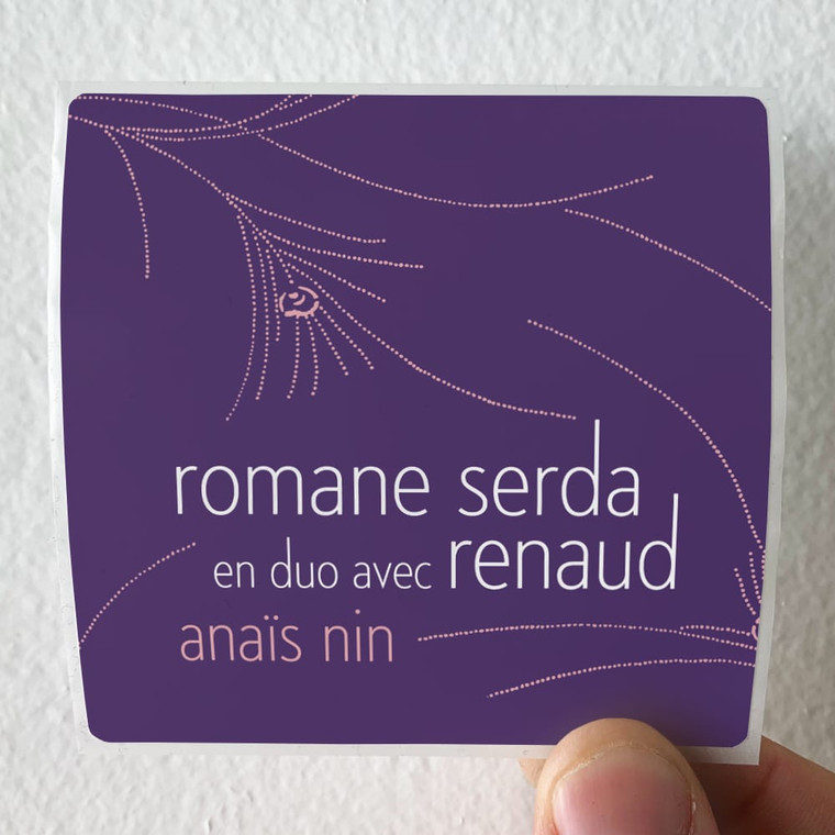 Renaud Anas Nin Album Cover Sticker