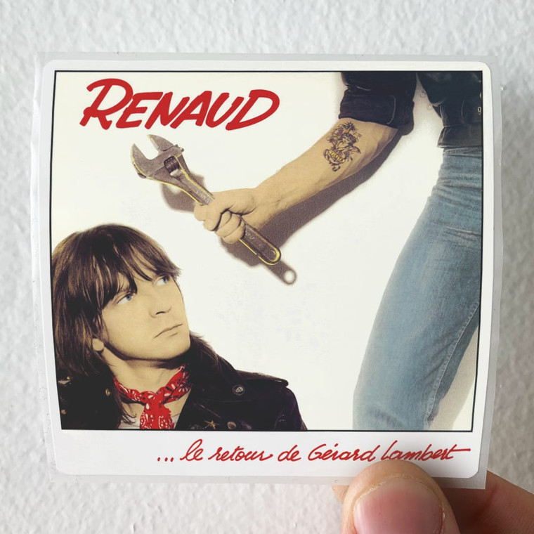 Renaud Le Retour De Grard Lambert Album Cover Sticker