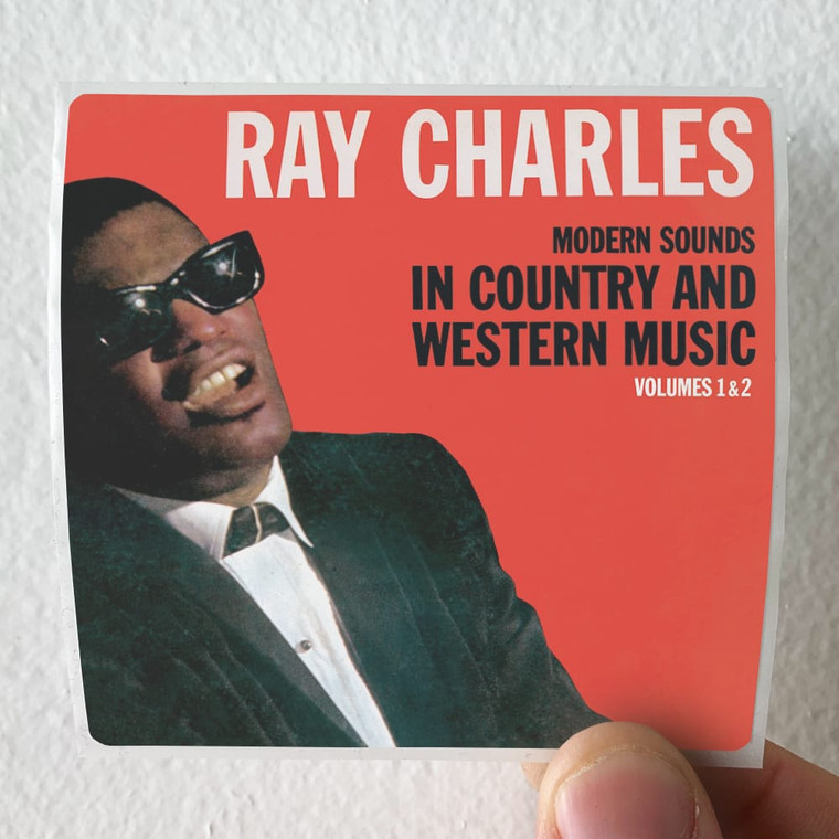 Ray Charles Modern Sounds In Country And Western Music Volumes 1 2 Album Cover Sticker