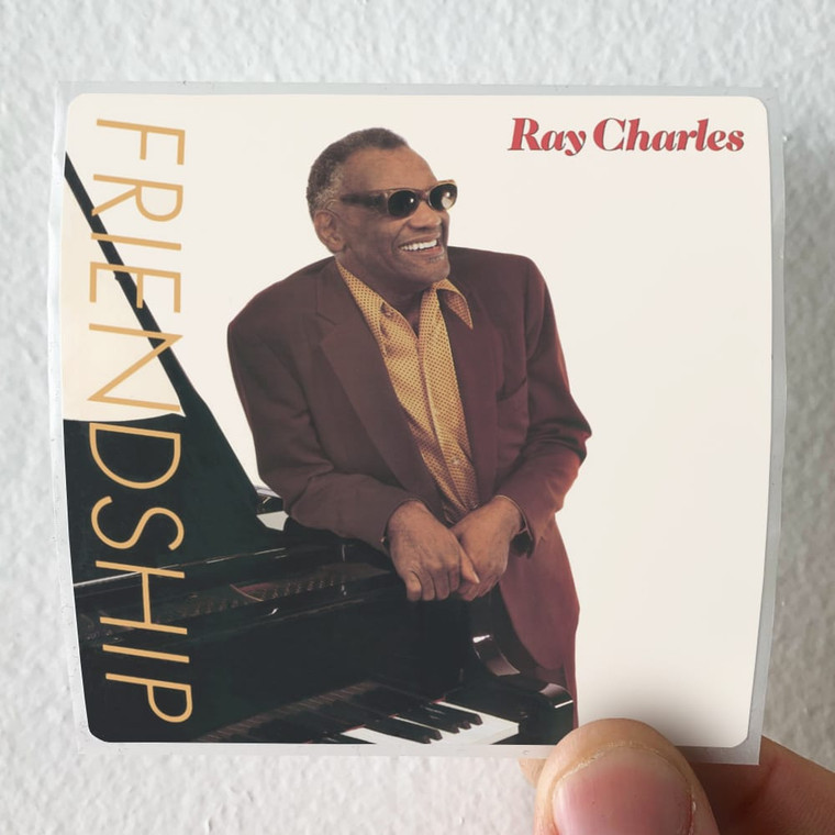 Ray Charles Friendship Album Cover Sticker