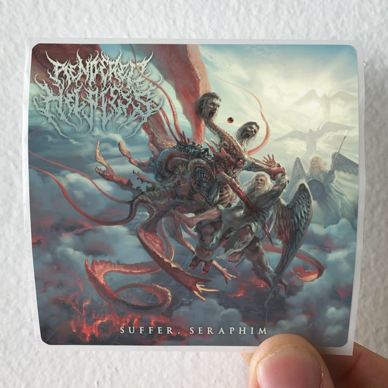 Rendered Helpless Suffer Seraphim Album Cover Sticker