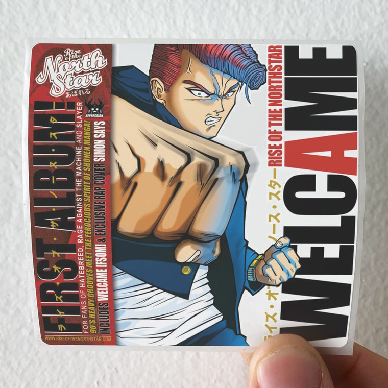 Rise of the Northstar Welcame Album Cover Sticker