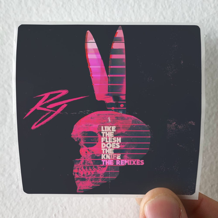 Rabbit Junk Like The Flesh Does The Knife Album Cover Sticker