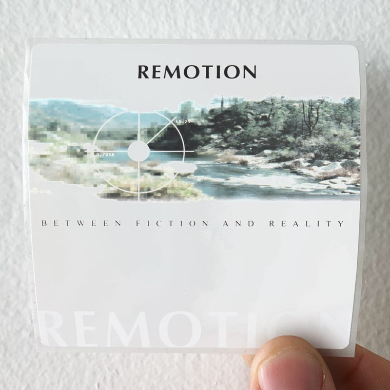 Remotion Between Fiction And Reality Album Cover Sticker