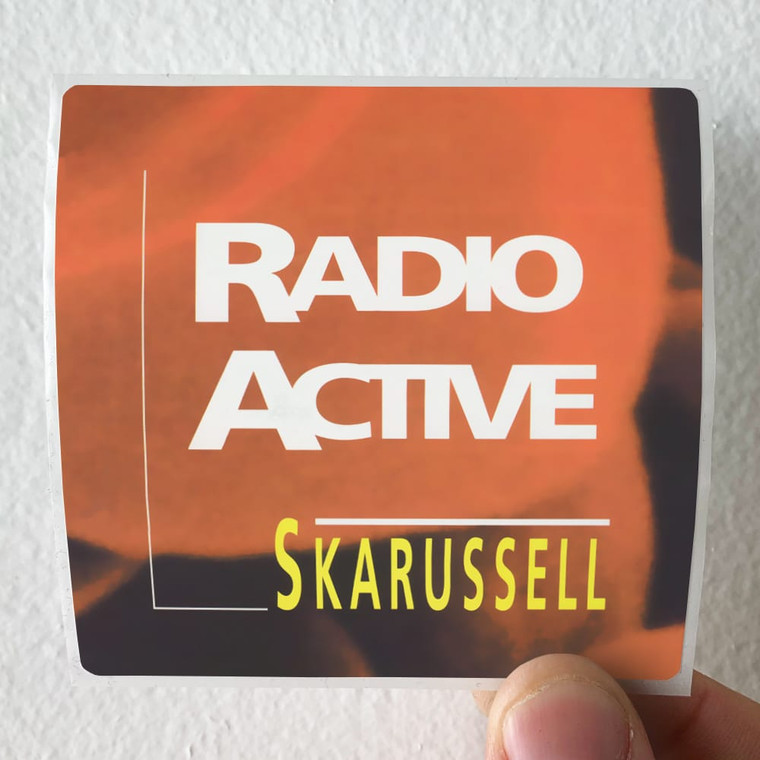 Radio Active Skarussell Album Cover Sticker
