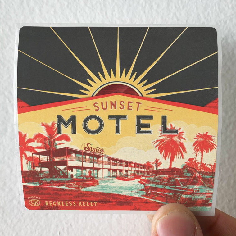 Reckless Kelly Sunset Motel Album Cover Sticker