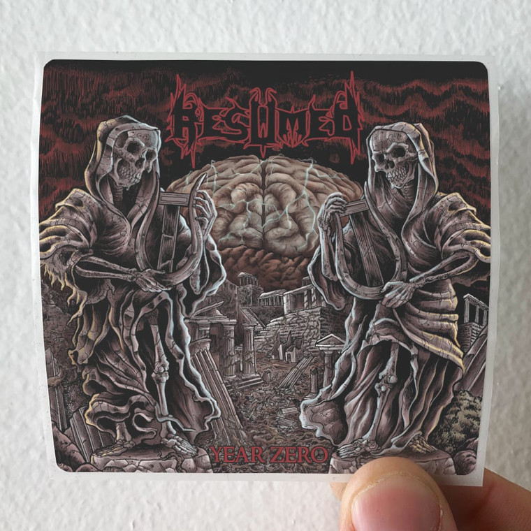 Resumed Year Zero Album Cover Sticker