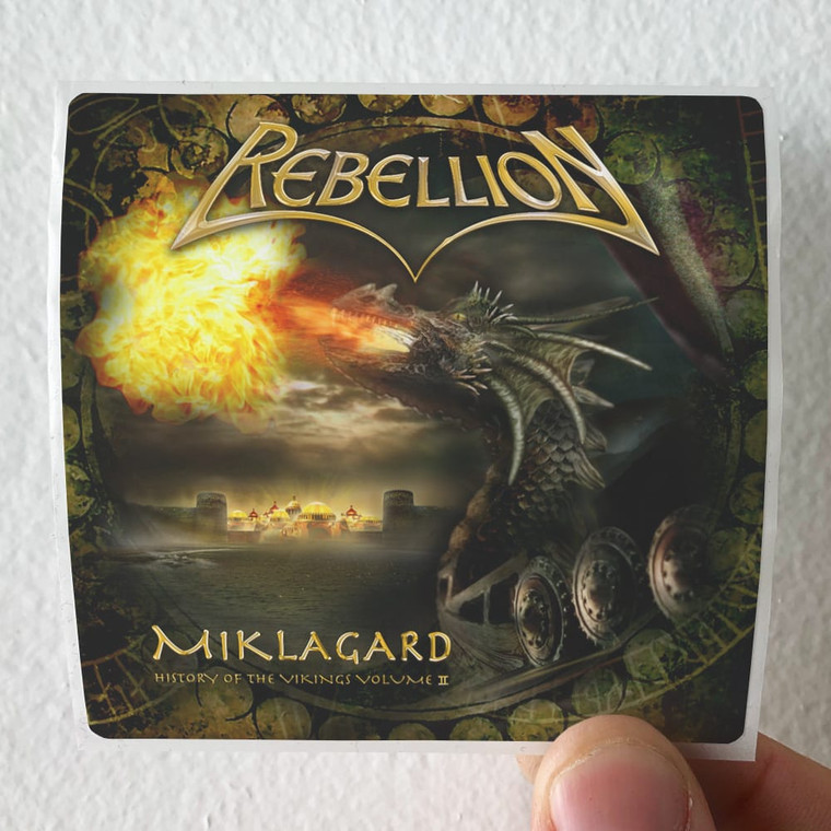Rebellion Miklagard The History Of The Vikings Volume Ii Album Cover Sticker
