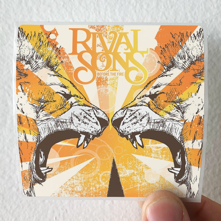 Rival Sons Before The Fire Album Cover Sticker