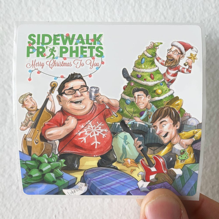 Sidewalk Prophets Merry Christmas To You Album Cover Sticker