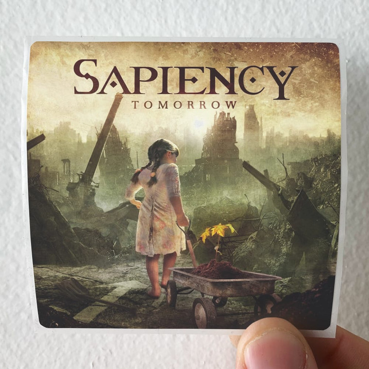 Sapiency Tomorrow Album Cover Sticker
