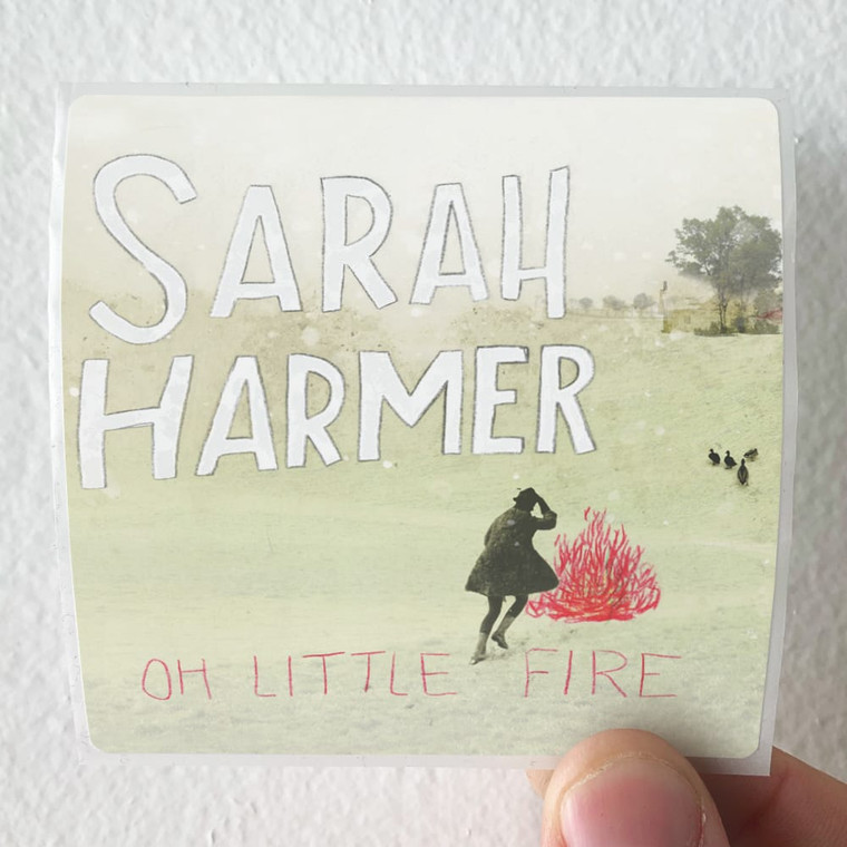 Sarah Harmer Oh Little Fire Album Cover Sticker Sarah Harmer Oh Little Fire Album Cover Sticker