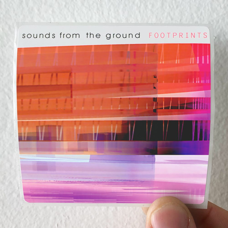 Sounds From the Ground Footprints Album Cover Sticker