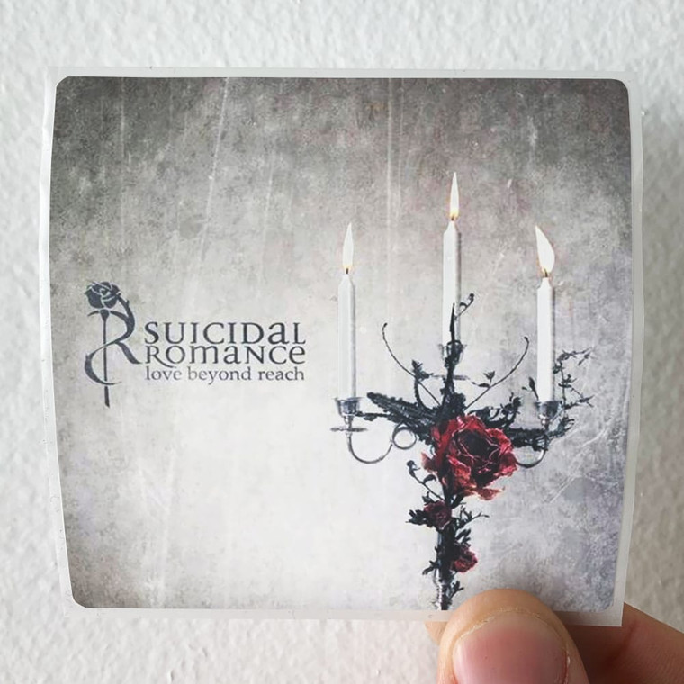 Suicidal Romance Love Beyond Reach Album Cover Sticker