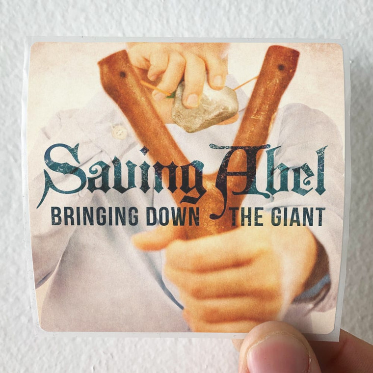 Saving Abel Bringing Down The Giant 1 Album Cover Sticker