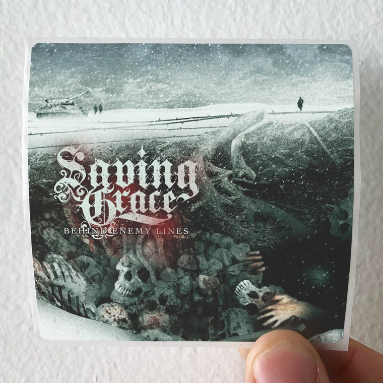 Saving Grace Behind Enemy Lines Album Cover Sticker