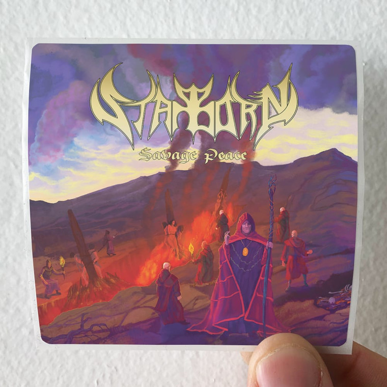 Starborn Savage Peace Album Cover Sticker