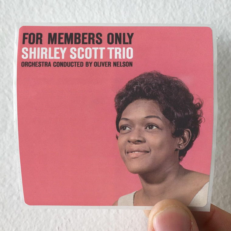 Shirley Scott For Members Only Album Cover Sticker