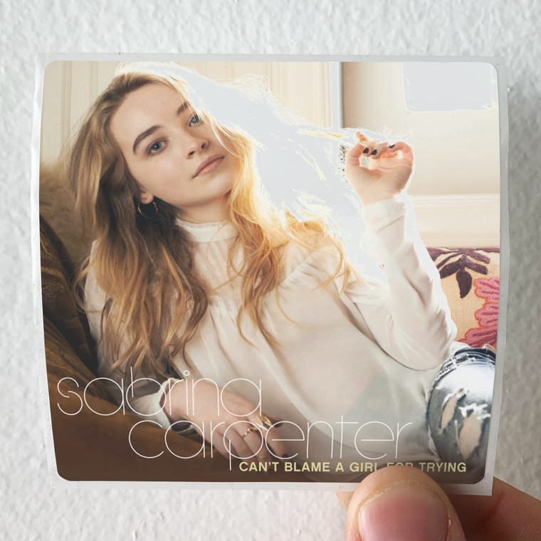 Sabrina Carpenter Cant Blame A Girl For Trying Album Cover Sticker