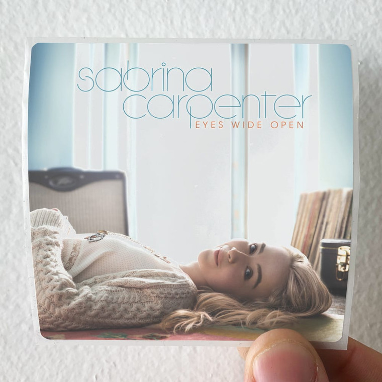 Sabrina Carpenter Eyes Wide Open Album Cover Sticker